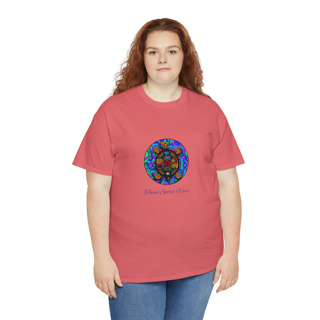 Taino-Inspired Turtle Unisex Heavy Cotton Tee