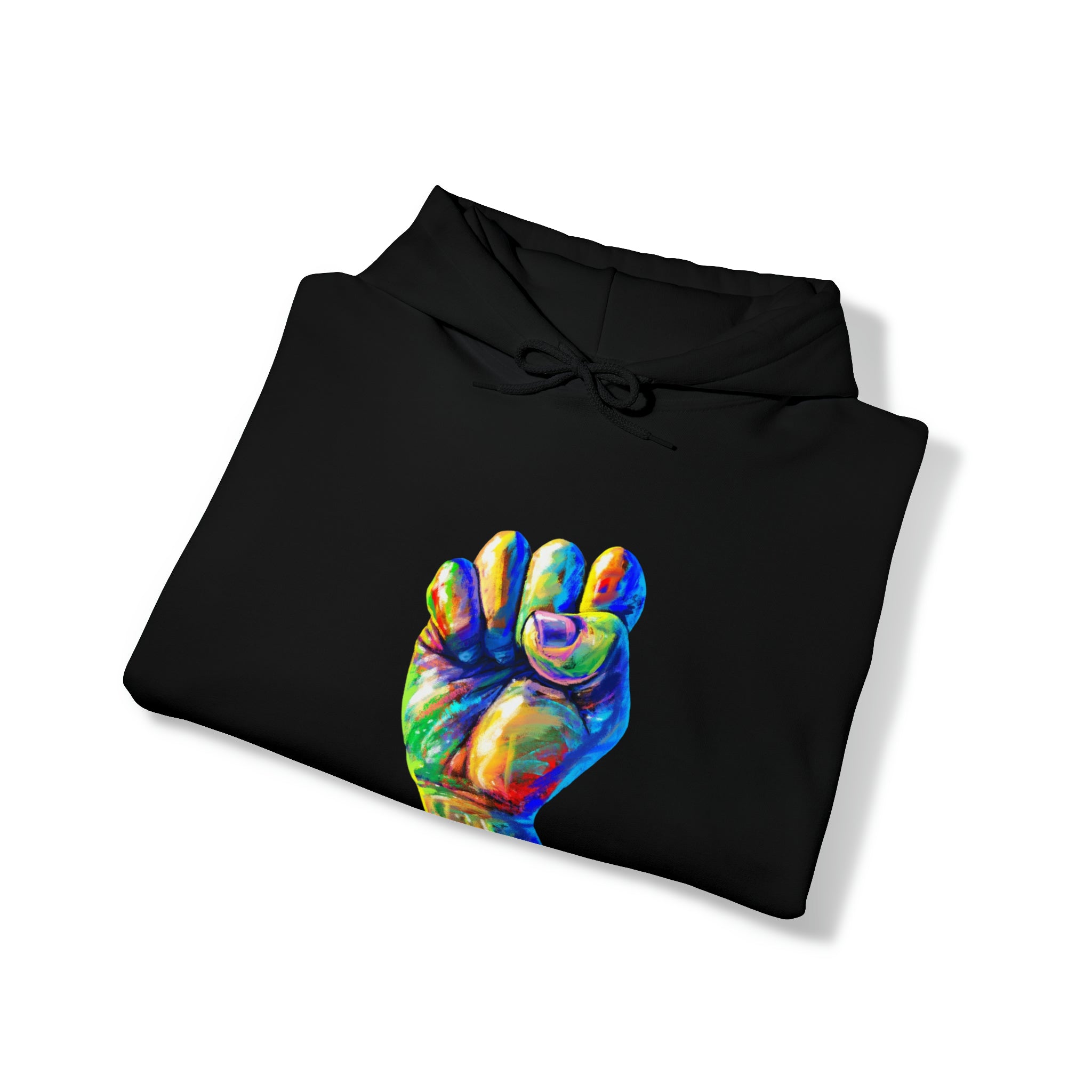 Power to The People Fist Unisex Heavy Blend™ Hooded Sweatshirt