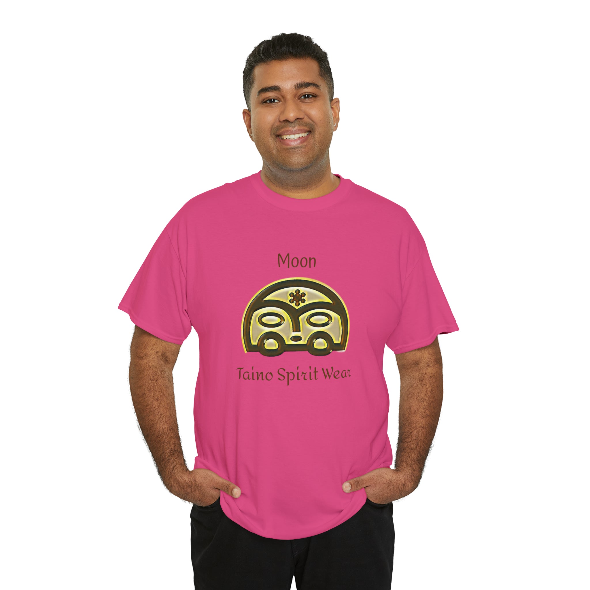 Taino Moon/ Puerto Rican Coqui Unisex Heavy Cotton Tee