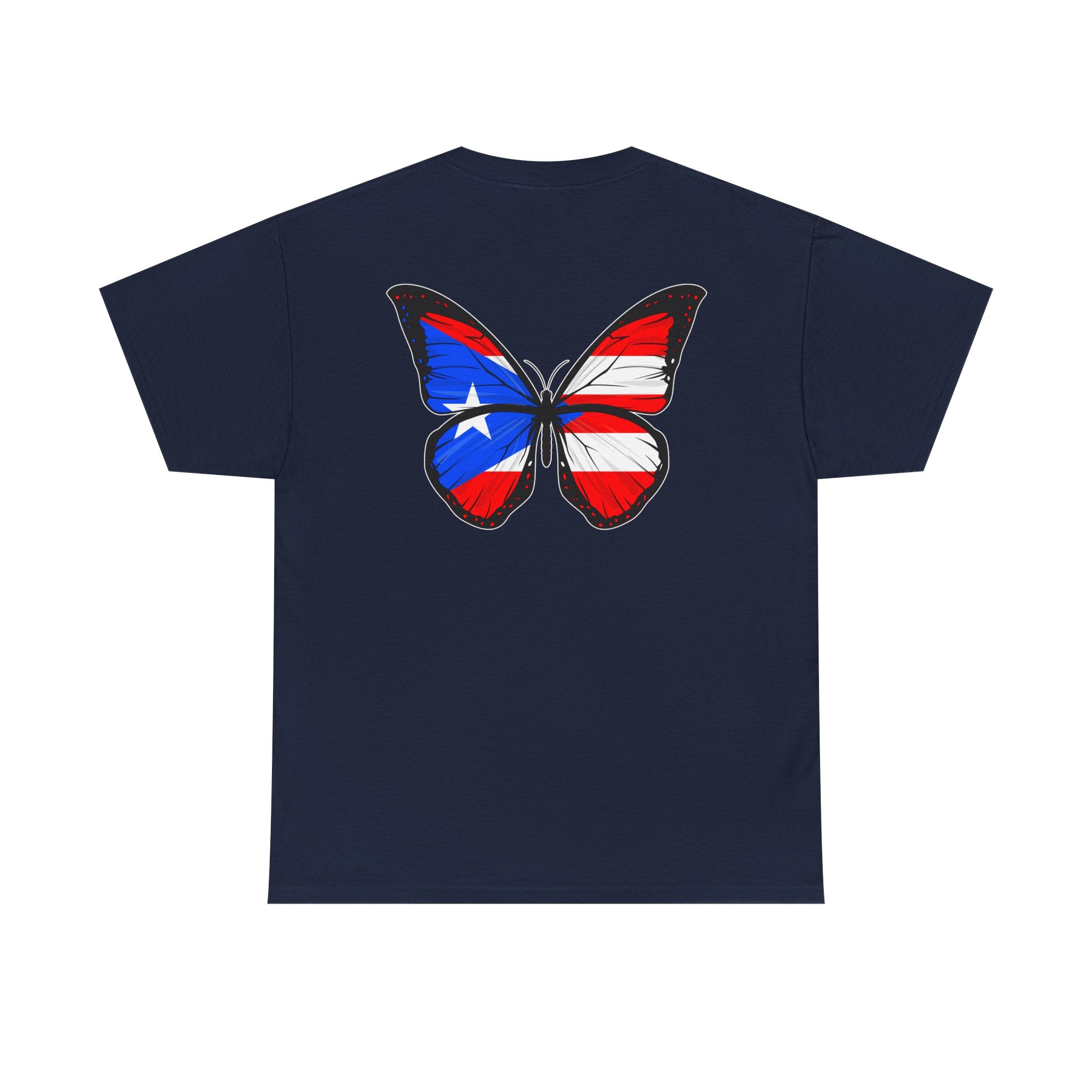 Women's Puerto Rico Flag Butterfly T-Shirt