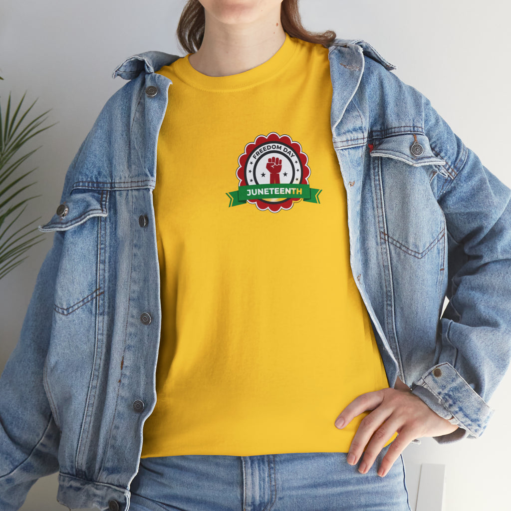 Juneteenth Freedom Day Unisex Heavy Cotton Tee