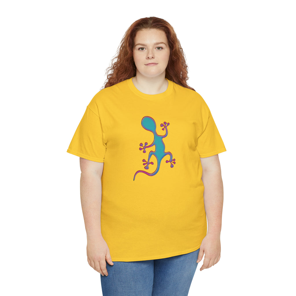 Taino-Inspired Salamander 2 Unisex Heavy Cotton Tee