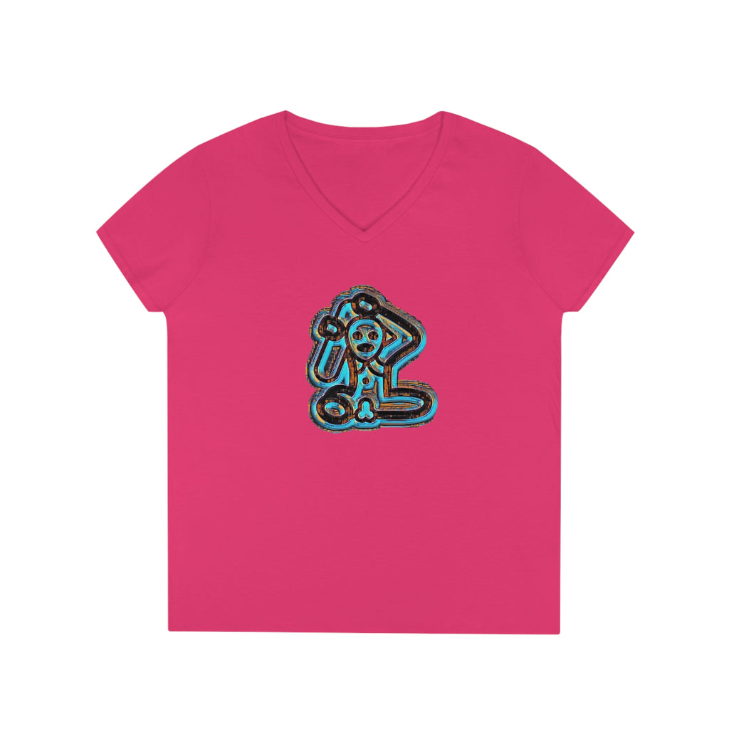 Taino Symbolism Ladies' V-Neck T-Shirt