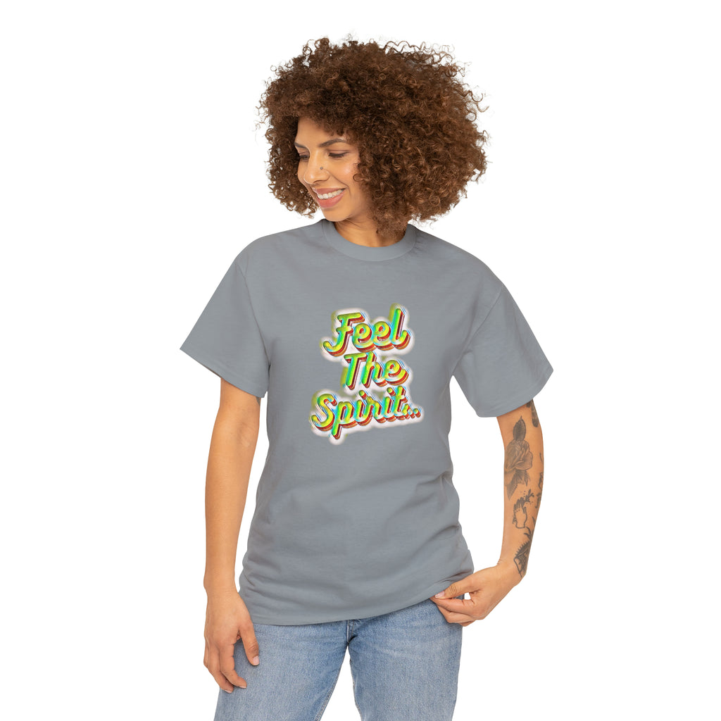 Feel The Spirit Unisex Heavy Cotton Tee