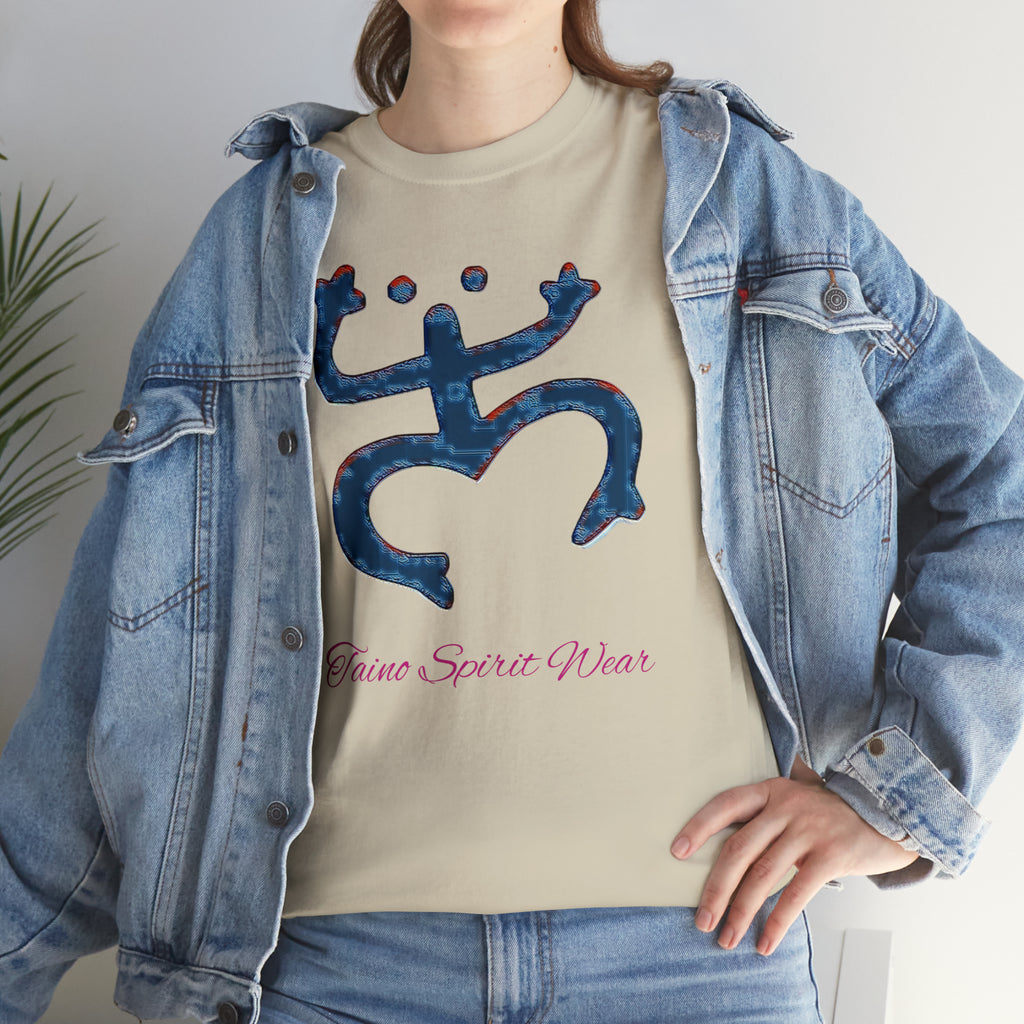 Taino Large Coqui Unisex Heavy Cotton Tee