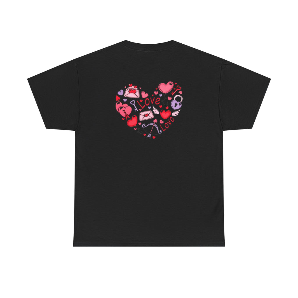 Valentine's Day Love Heart Graphic Tee – Valentine’s Day Romantic Shirt