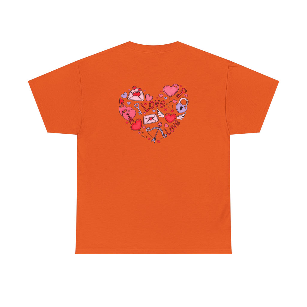 Valentine's Day Love Heart Graphic Tee – Valentine’s Day Romantic Shirt