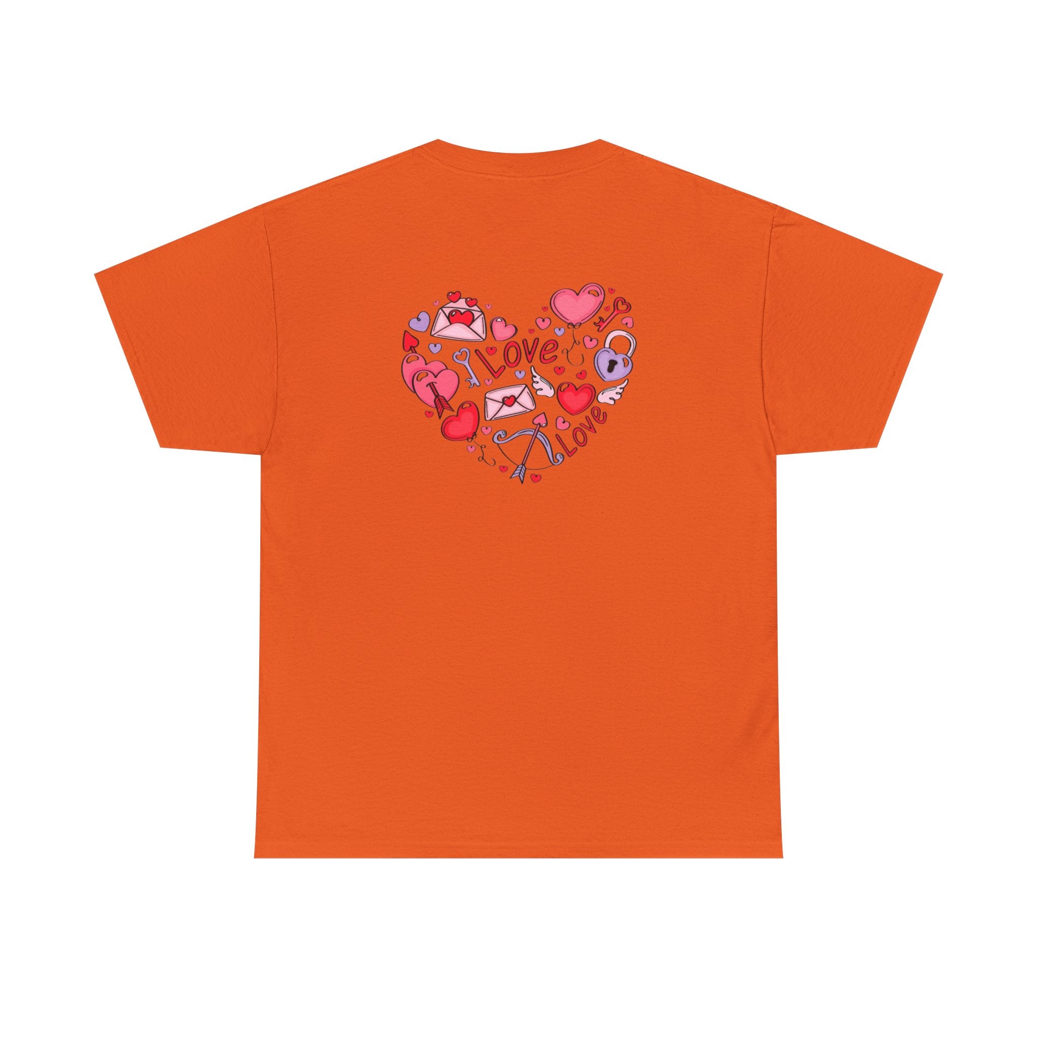 Valentine's Day Love Heart Graphic Tee – Valentine’s Day Romantic Shirt