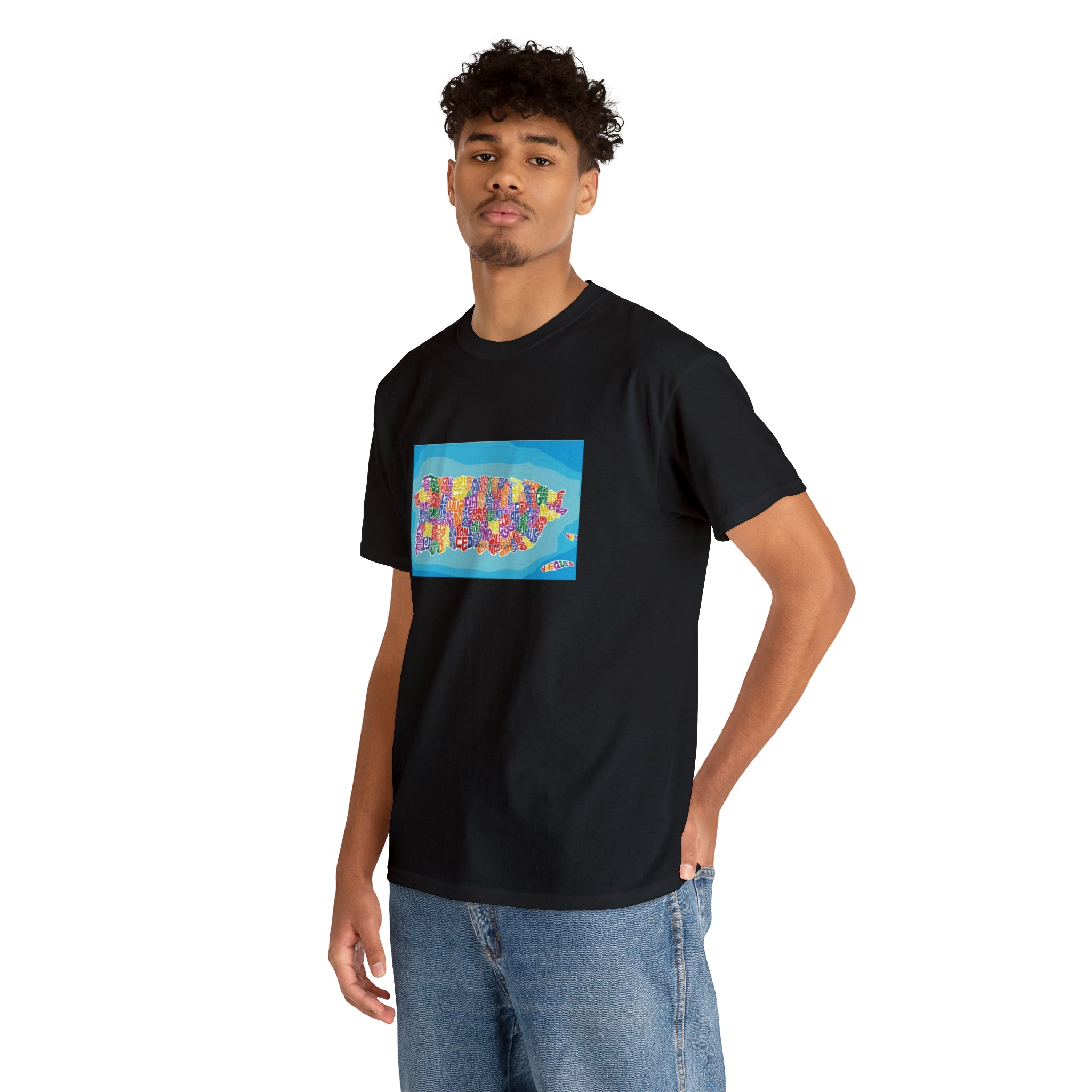The Island of Puerto Rico Unisex Heavy Cotton Tee