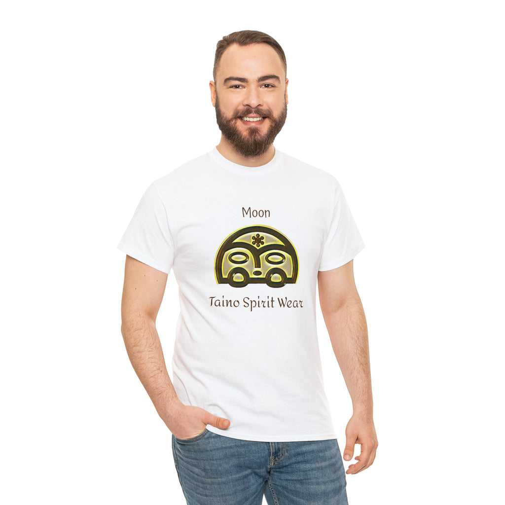 Taino Moon/ Puerto Rican Coqui Unisex Heavy Cotton Tee