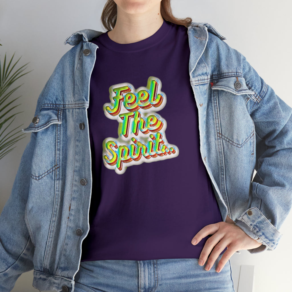 Feel The Spirit Unisex Heavy Cotton Tee