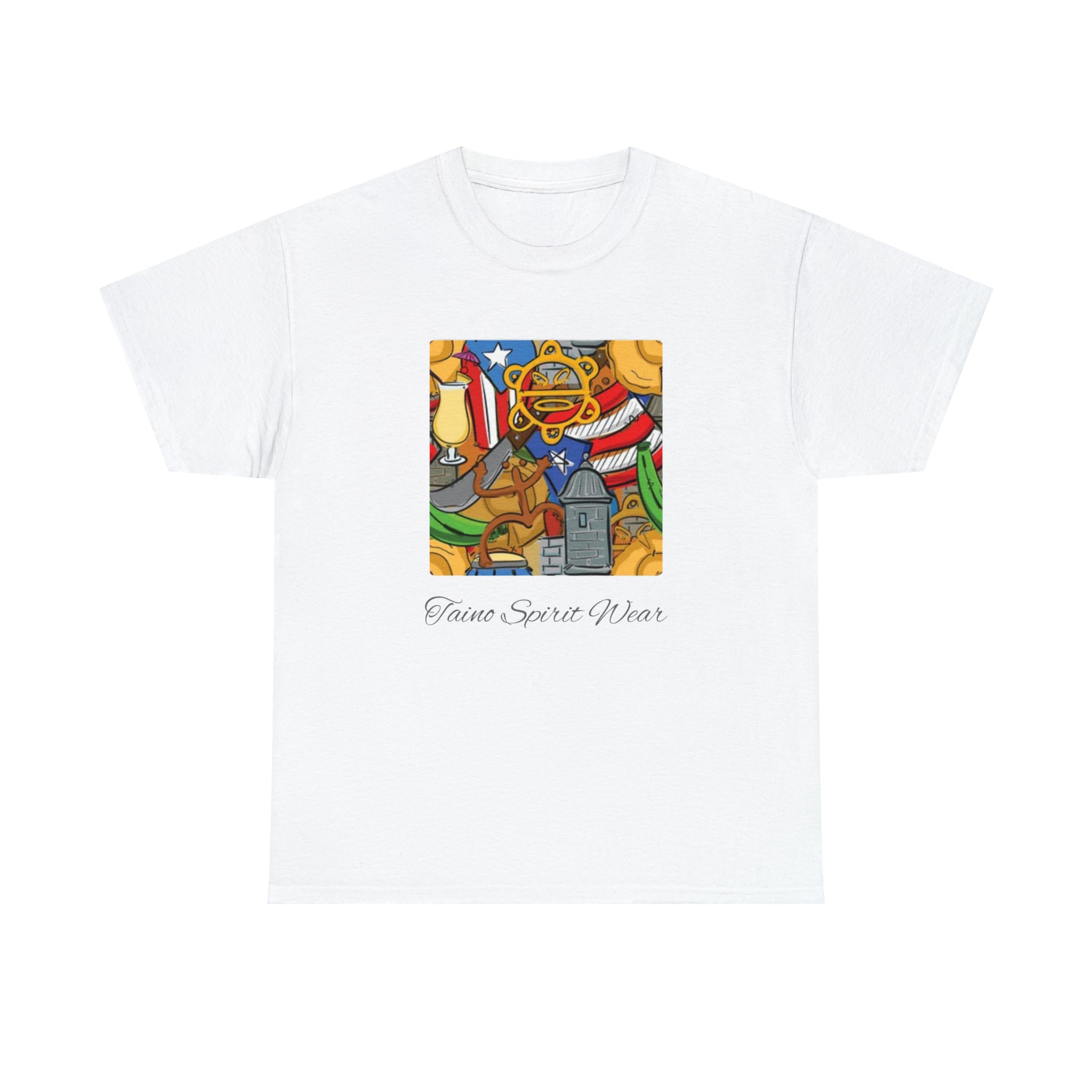 Puerto Rican Heritage Unisex Heavy Cotton Tee