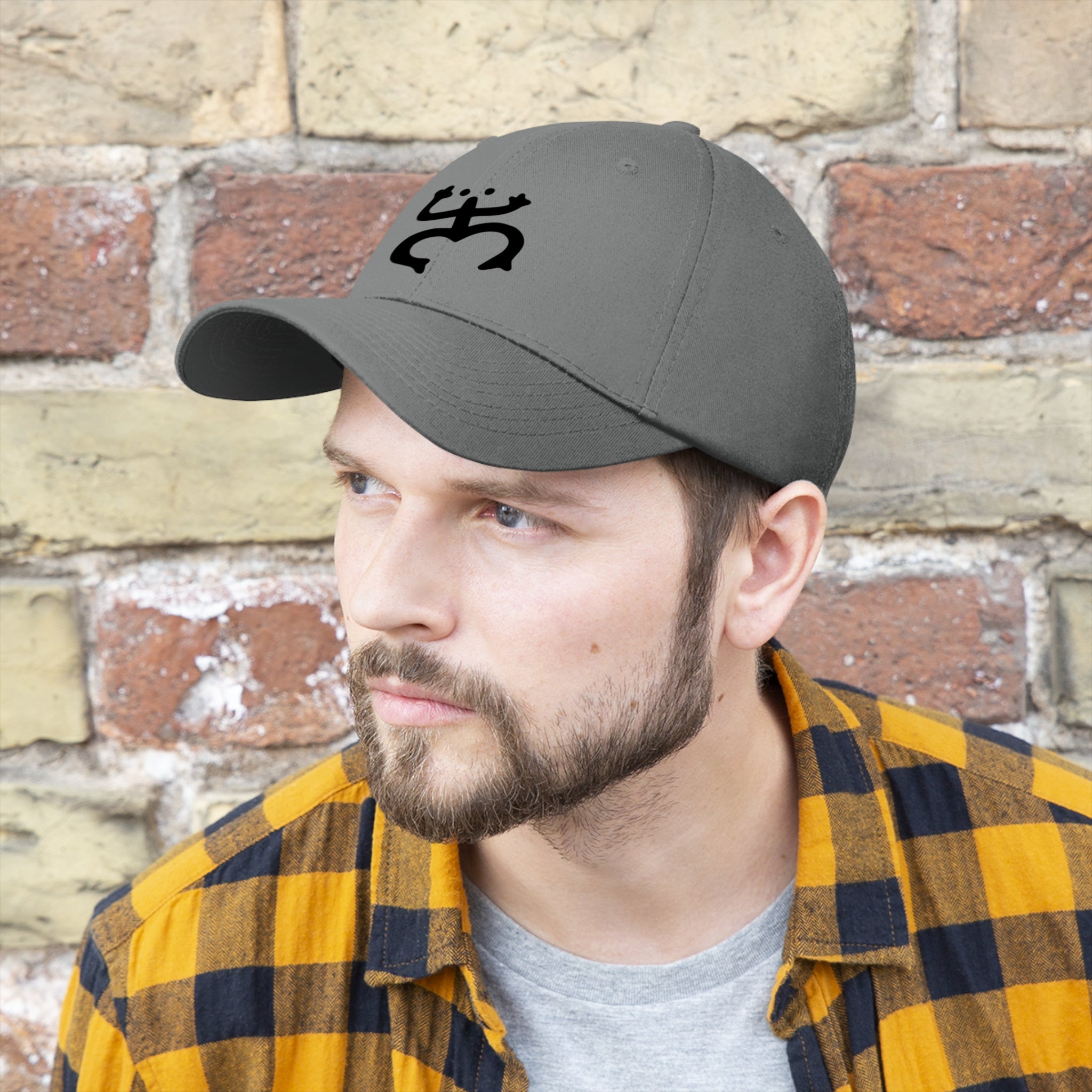 Taino Black Coqui Unisex Twill Hat