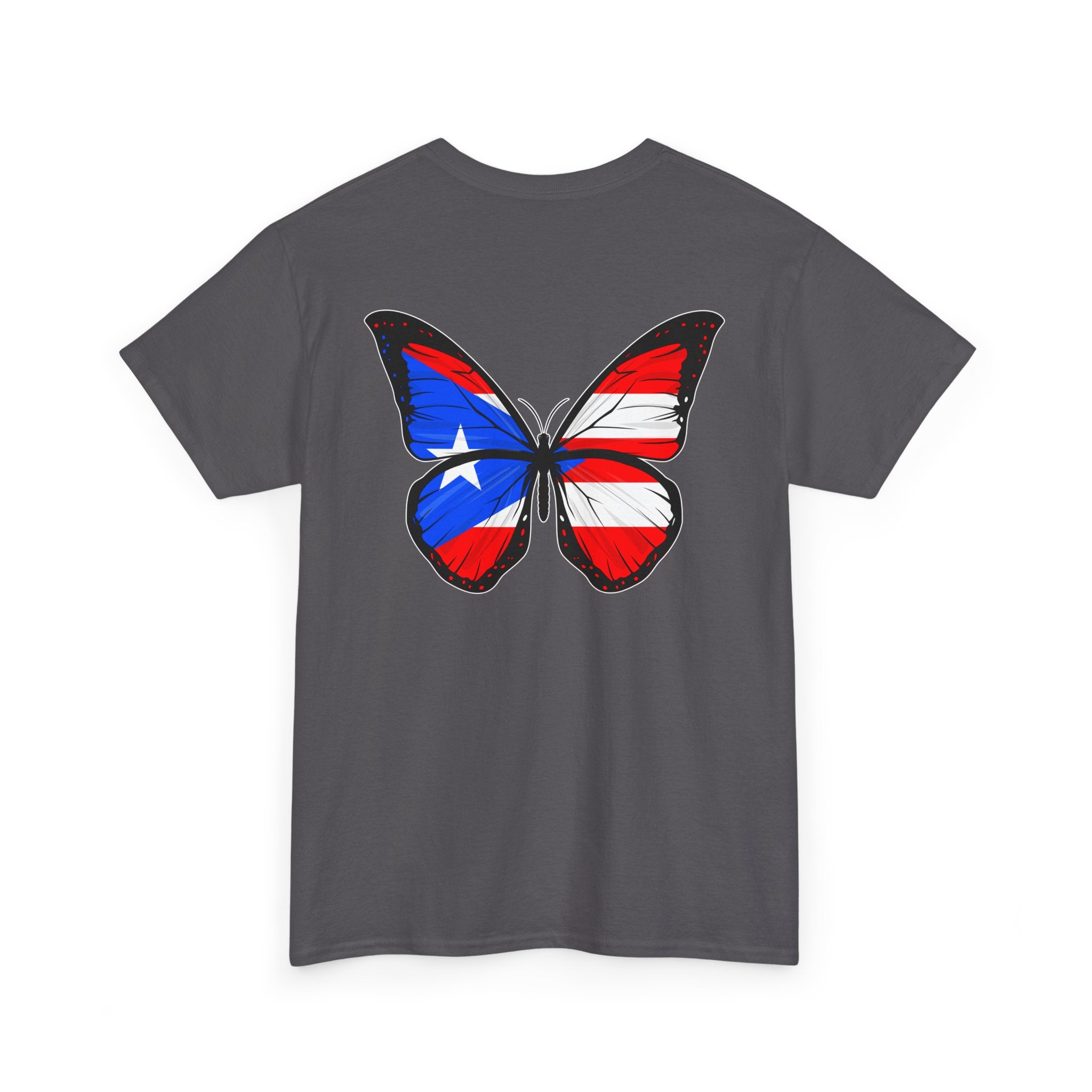 Women's Puerto Rico Flag Butterfly T-Shirt