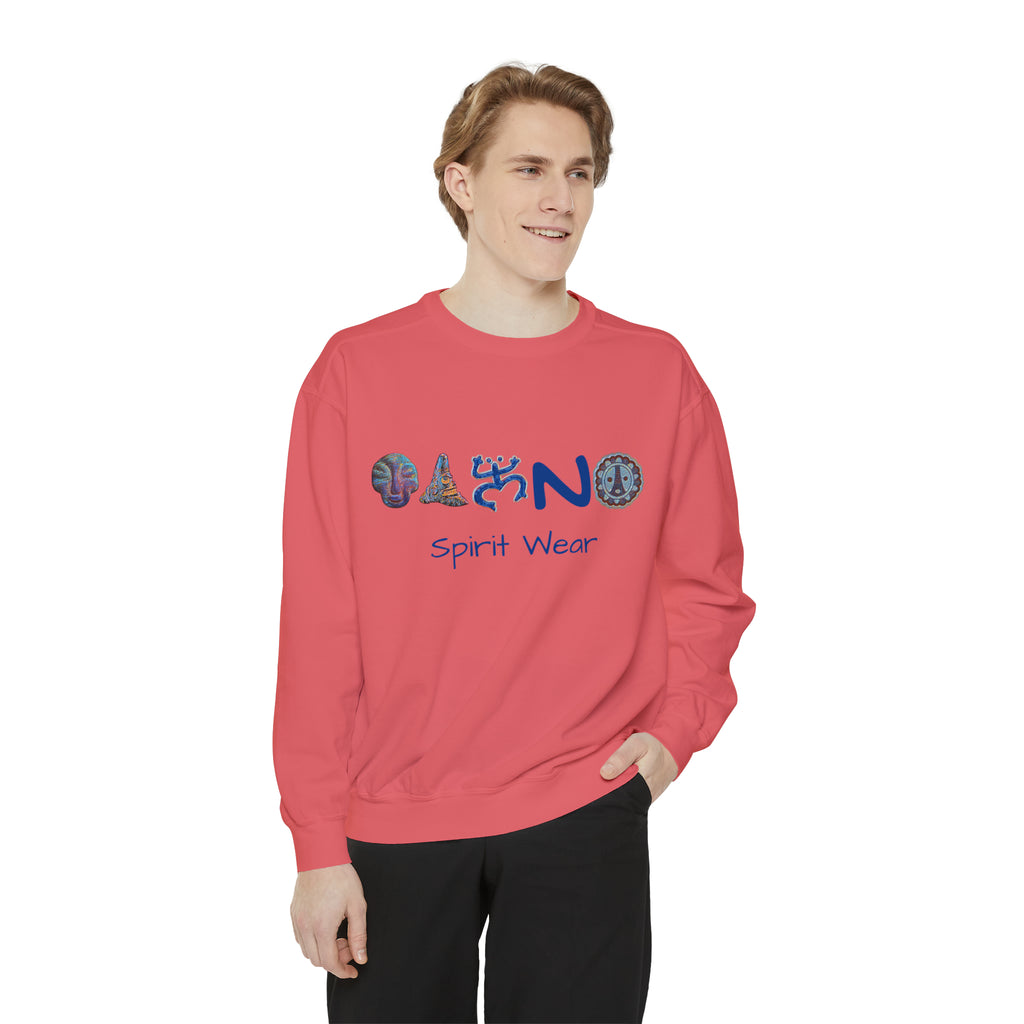 Taino Spirit Wear Symbols Unisex Garment-Dyed Sweatshirt