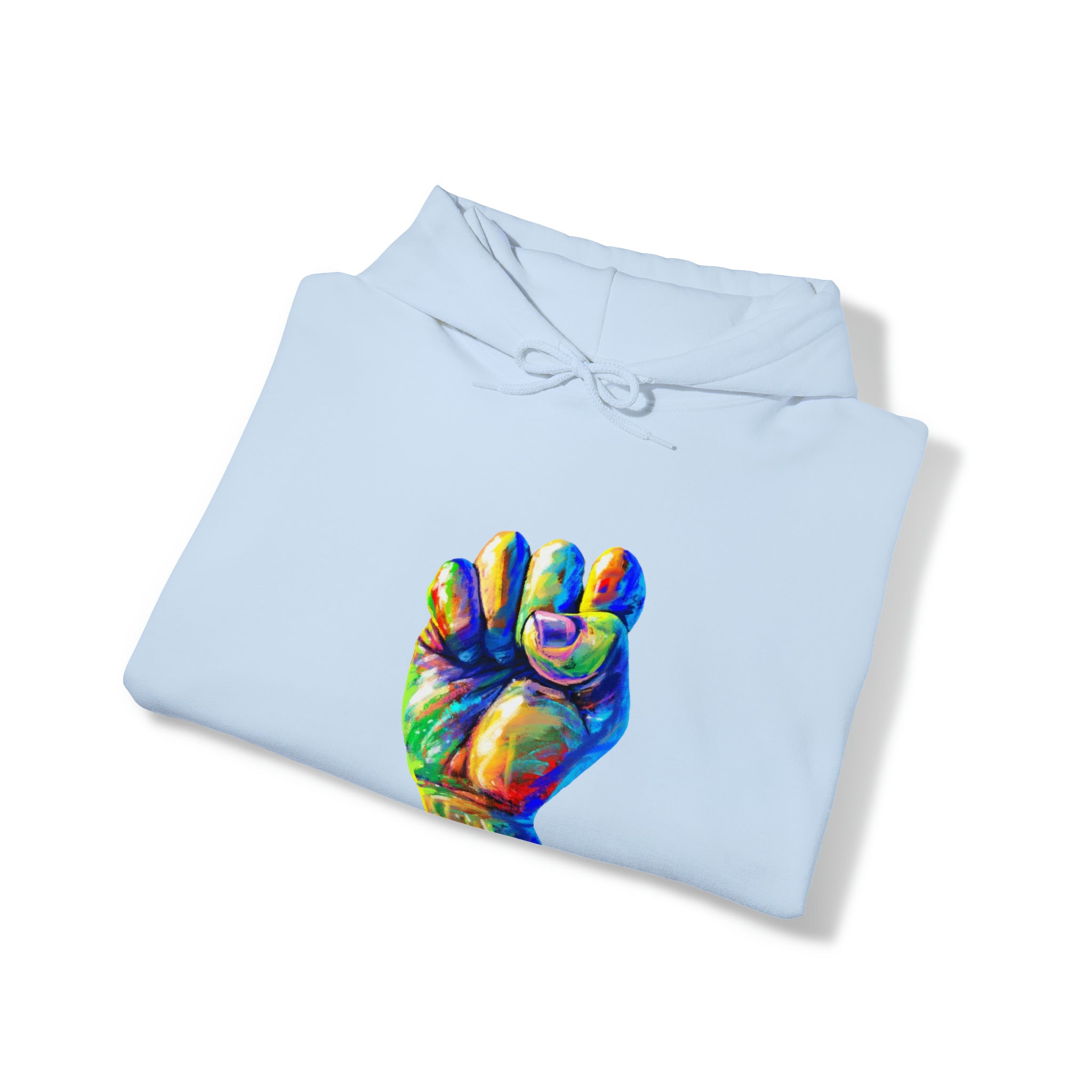 Power to The People Fist Unisex Heavy Blend™ Hooded Sweatshirt