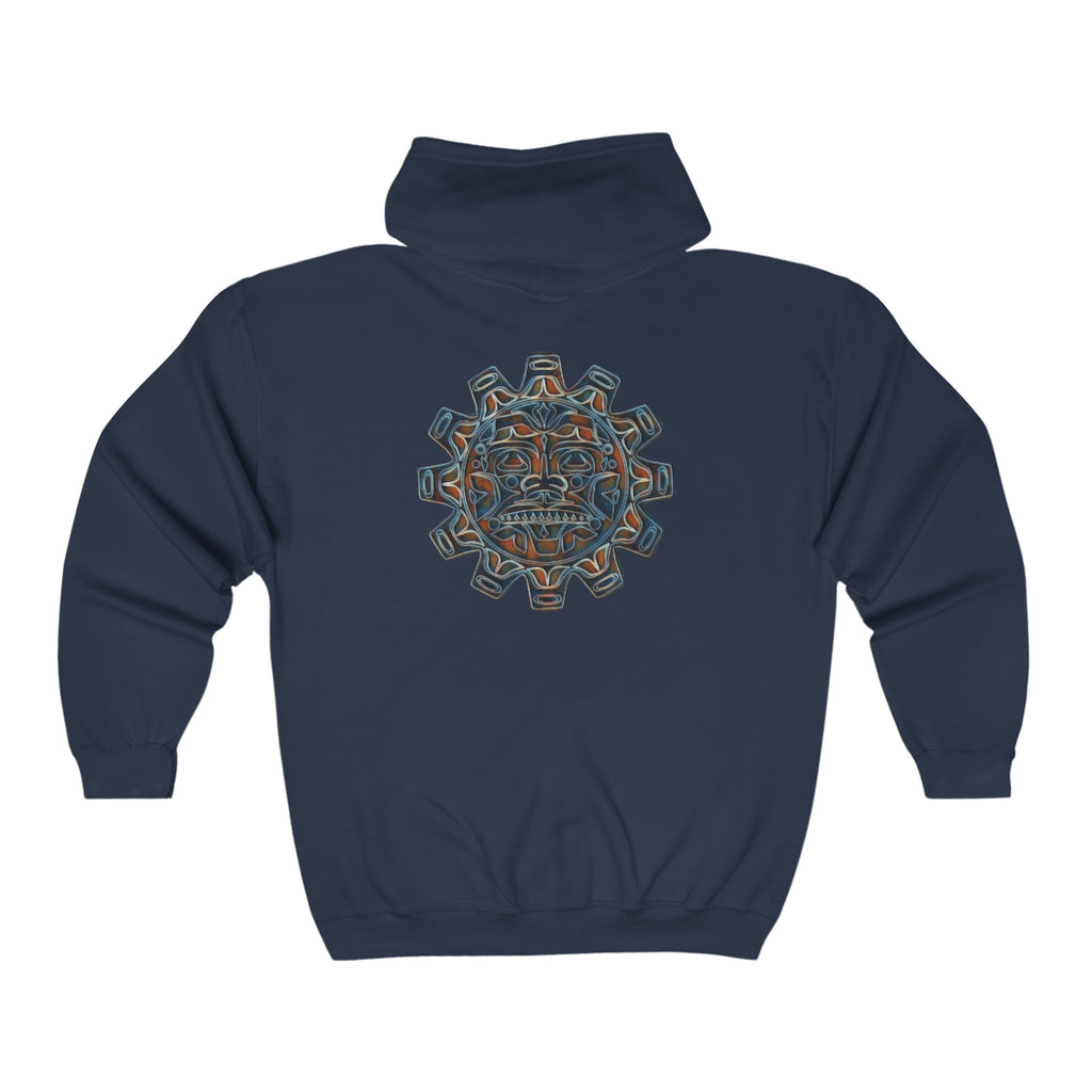 Mickie On A Boat Unisex Heavy Blend™ Full Zip Hooded Sweatshirt