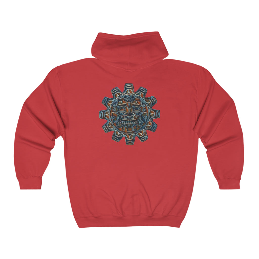 Mickie On A Boat Unisex Heavy Blend™ Full Zip Hooded Sweatshirt