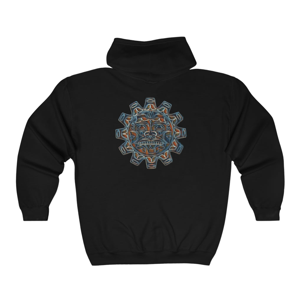 Mickie On A Boat Unisex Heavy Blend™ Full Zip Hooded Sweatshirt