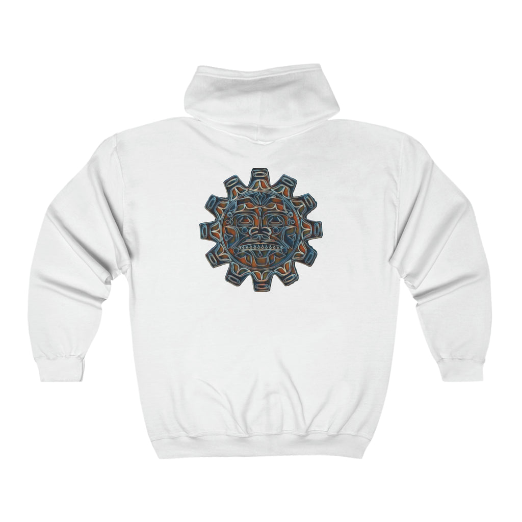 Mickie On A Boat Unisex Heavy Blend™ Full Zip Hooded Sweatshirt