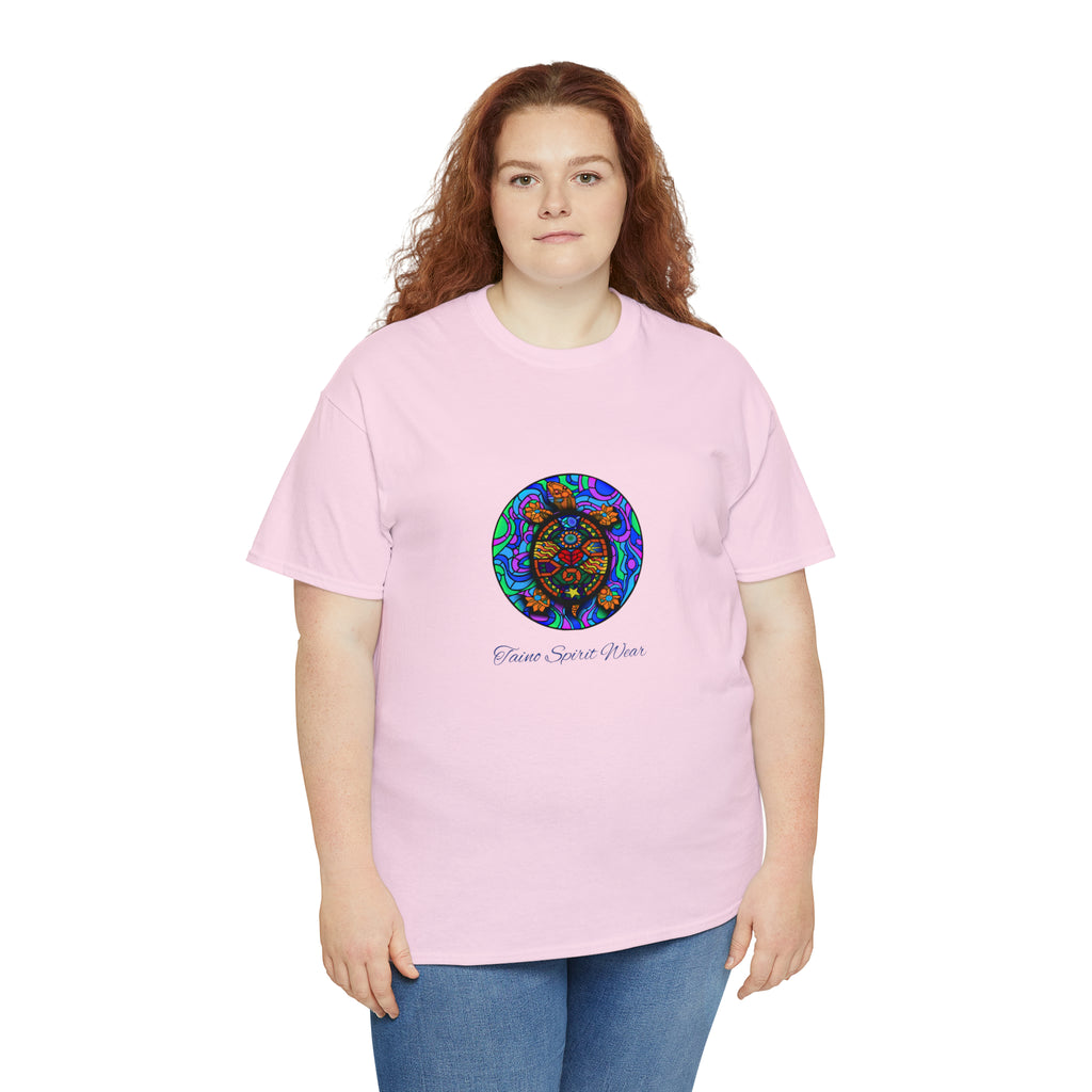 Taino-Inspired Turtle Unisex Heavy Cotton Tee