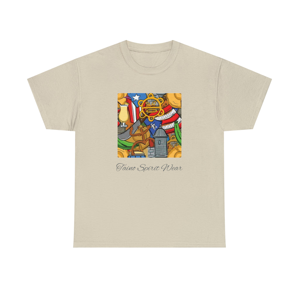 Puerto Rican Heritage Unisex Heavy Cotton Tee