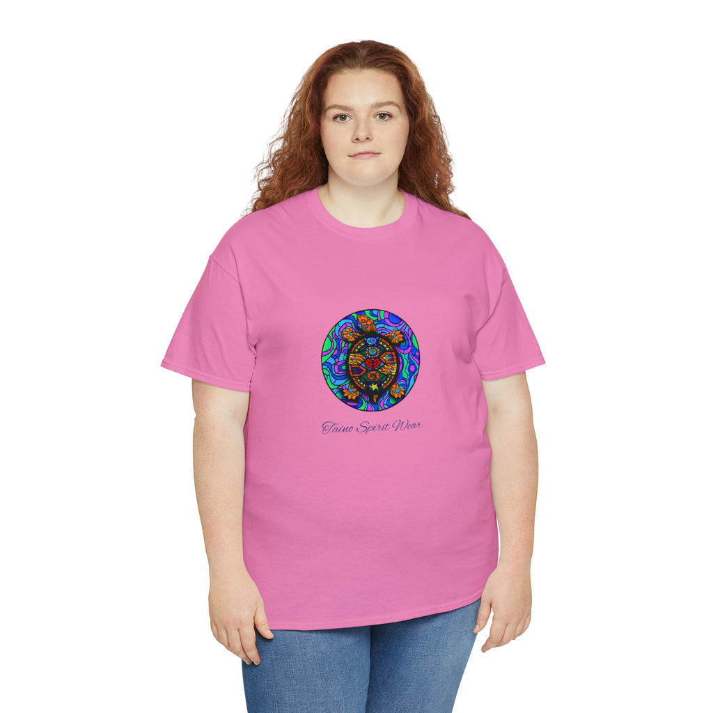 Taino-Inspired Turtle Unisex Heavy Cotton Tee