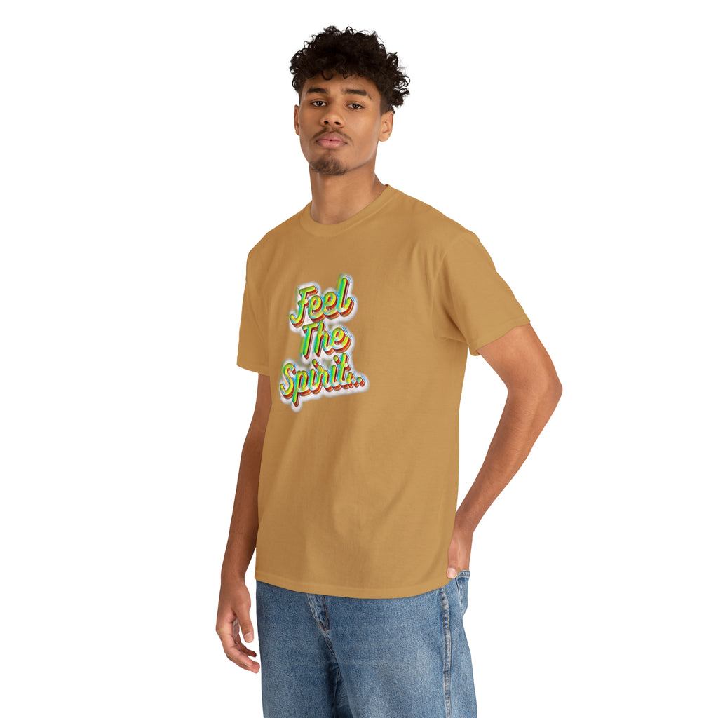 Feel The Spirit Unisex Heavy Cotton Tee