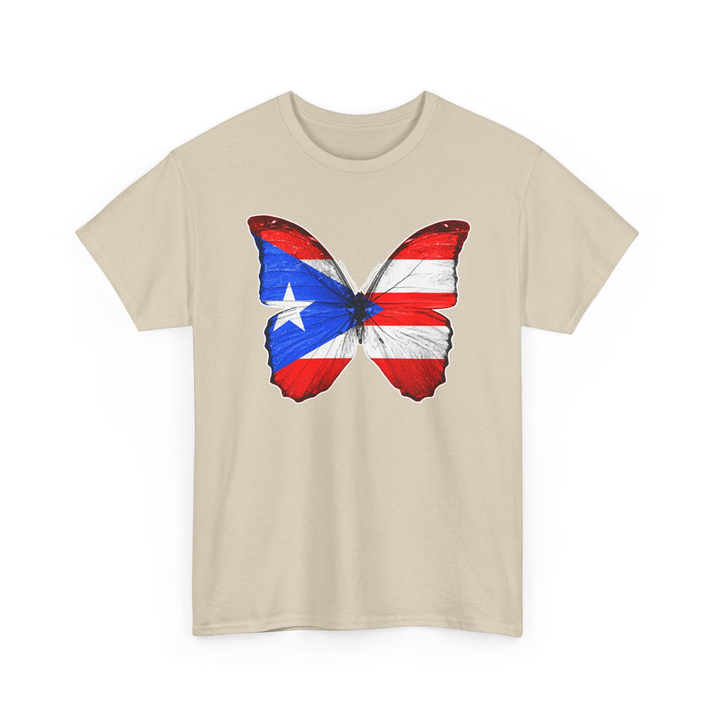 Women's Puerto Rico Flag Butterfly T-Shirt