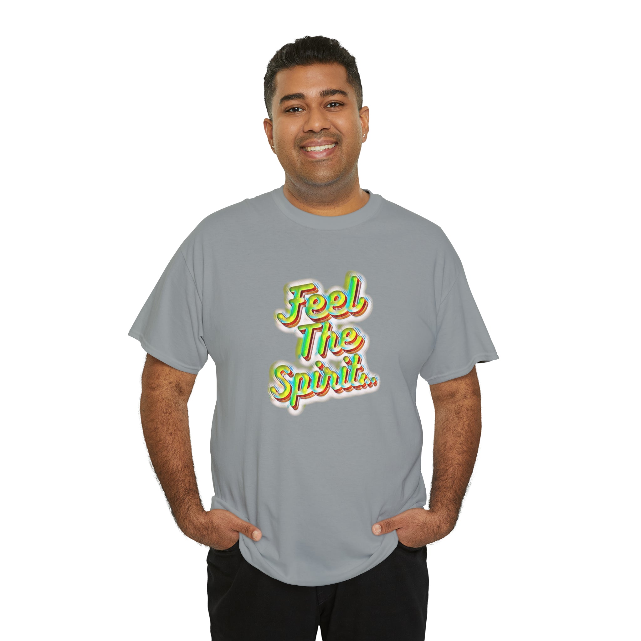 Feel The Spirit Unisex Heavy Cotton Tee