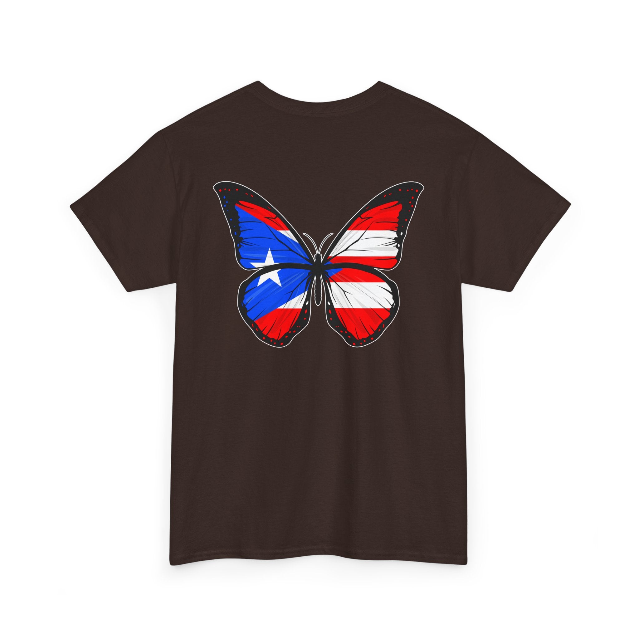 Women's Puerto Rico Flag Butterfly T-Shirt