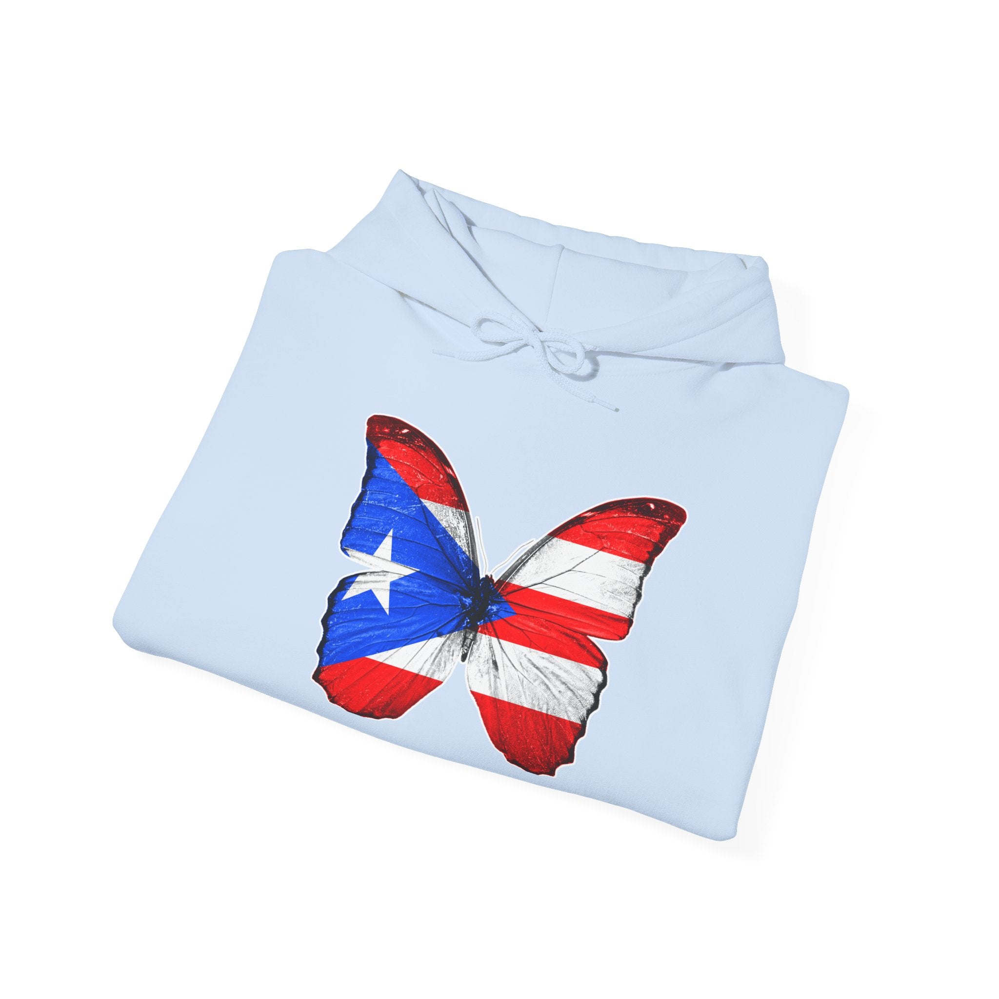 Women's Puerto Rico Flag Butterfly Hoodie