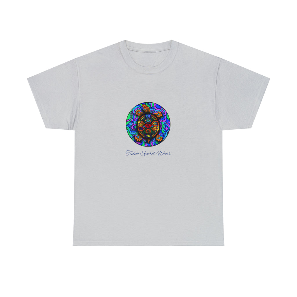 Taino-Inspired Turtle Unisex Heavy Cotton Tee