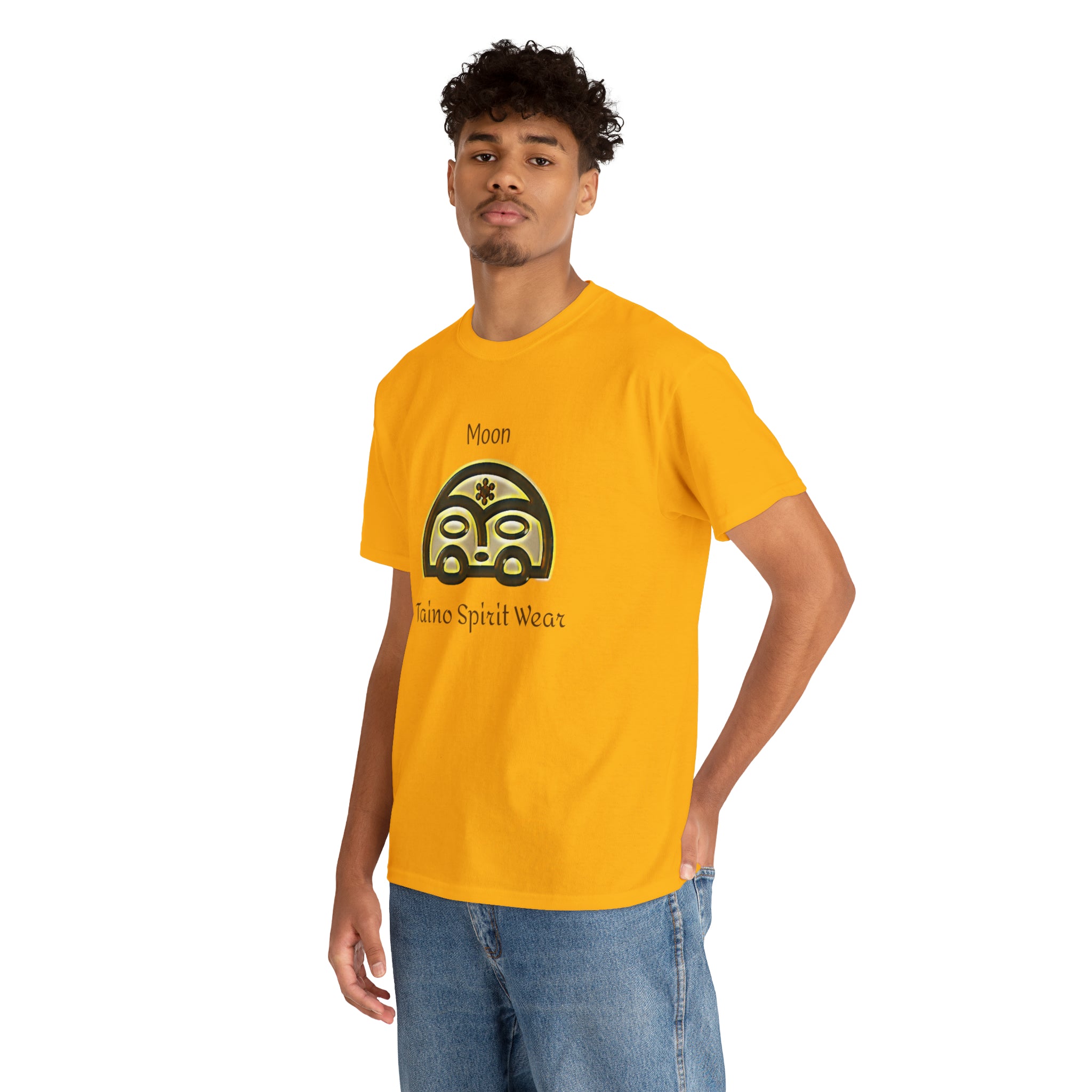 Taino Moon/ Puerto Rican Coqui Unisex Heavy Cotton Tee