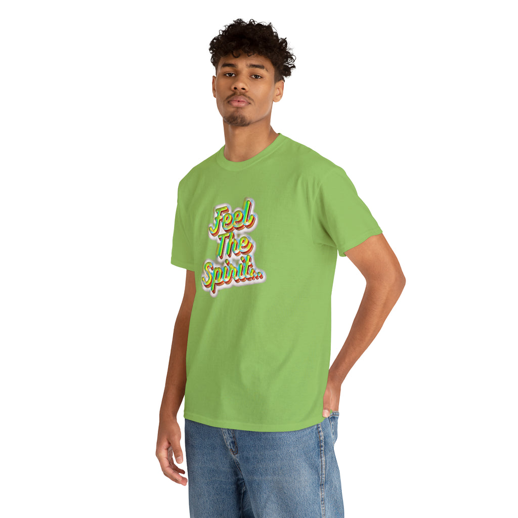 Feel The Spirit Unisex Heavy Cotton Tee