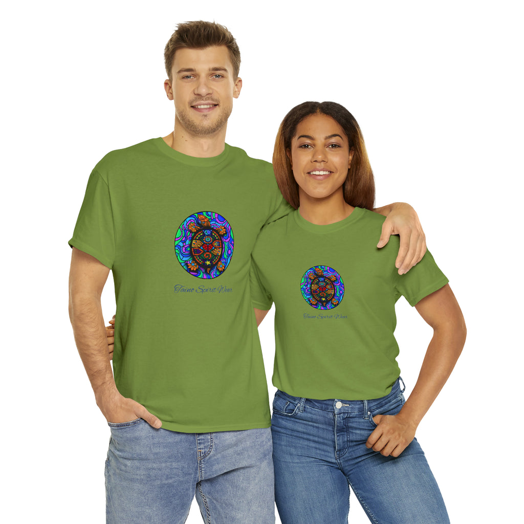 Taino-Inspired Turtle Unisex Heavy Cotton Tee