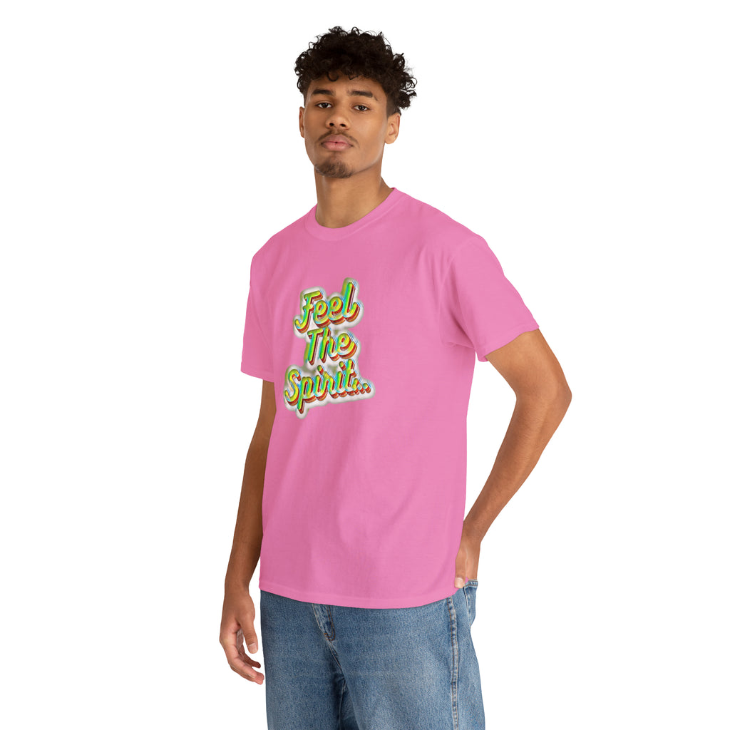 Feel The Spirit Unisex Heavy Cotton Tee