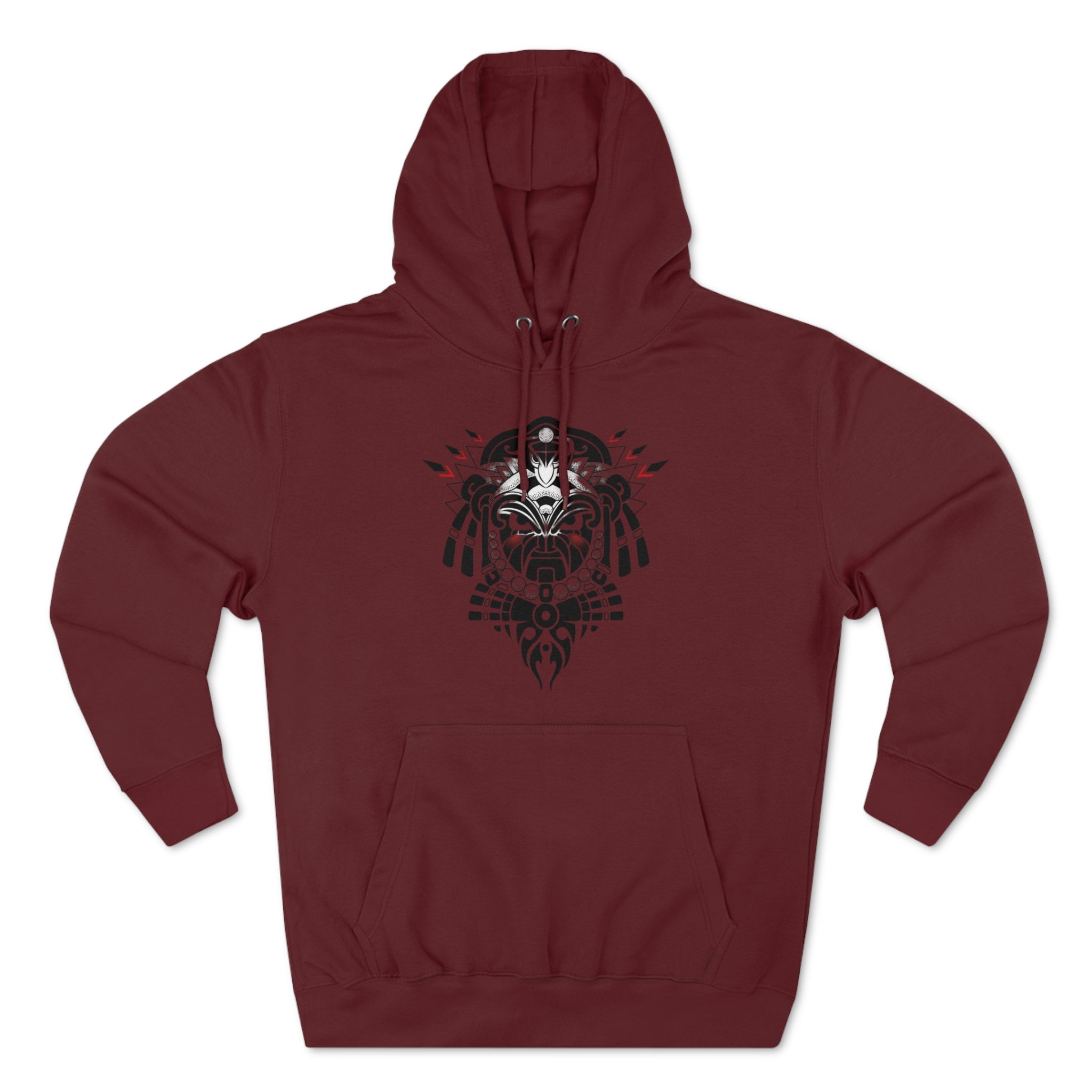 Tribal-Inspired Unisex Premium Pullover Hoodie