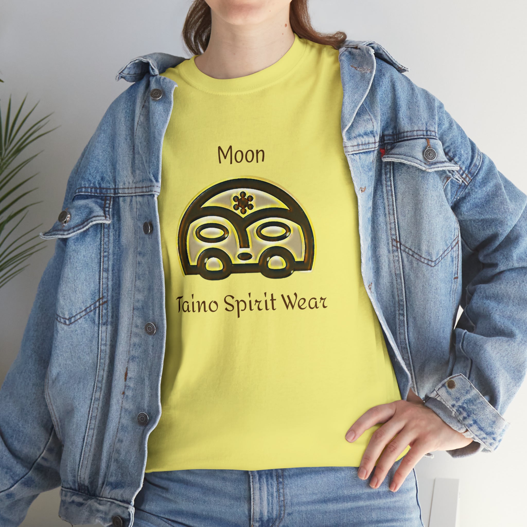 Taino Moon/ Puerto Rican Coqui Unisex Heavy Cotton Tee