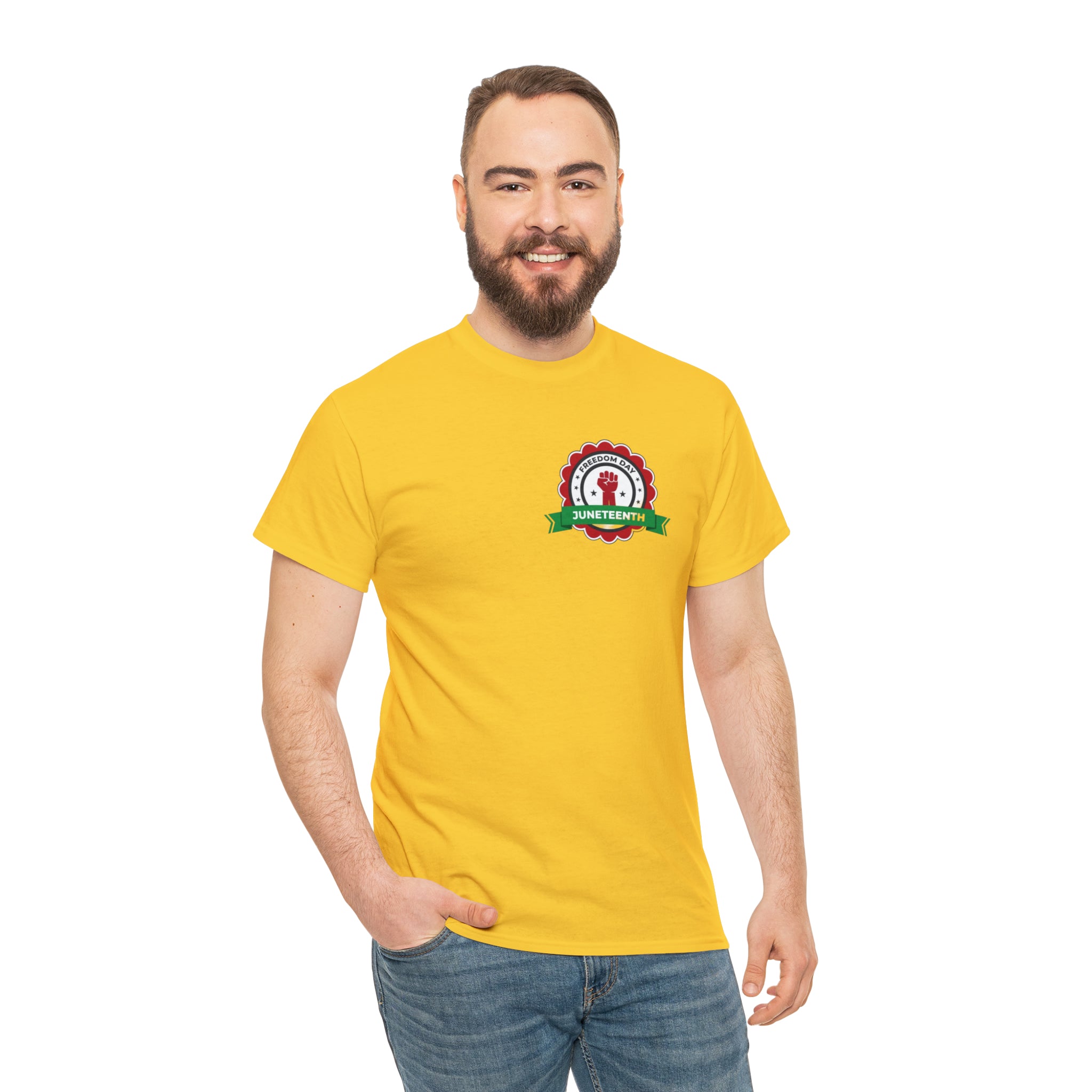 Juneteenth Freedom Day Unisex Heavy Cotton Tee