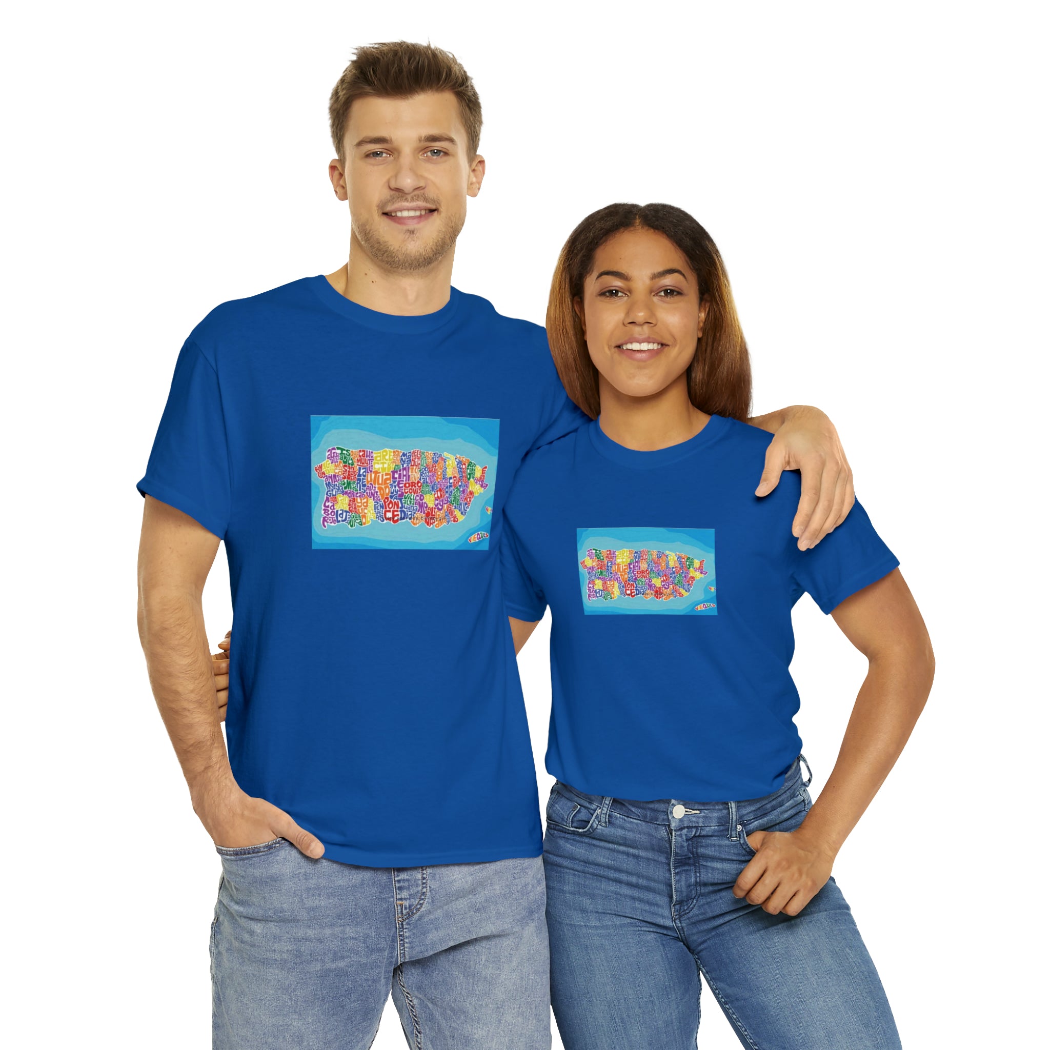 The Island of Puerto Rico Unisex Heavy Cotton Tee