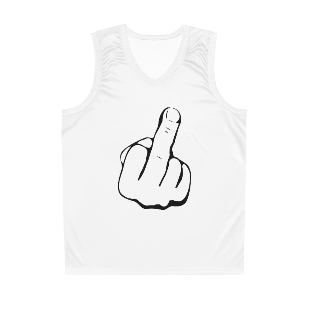 The Middle Finger Basketball Jersey (AOP)