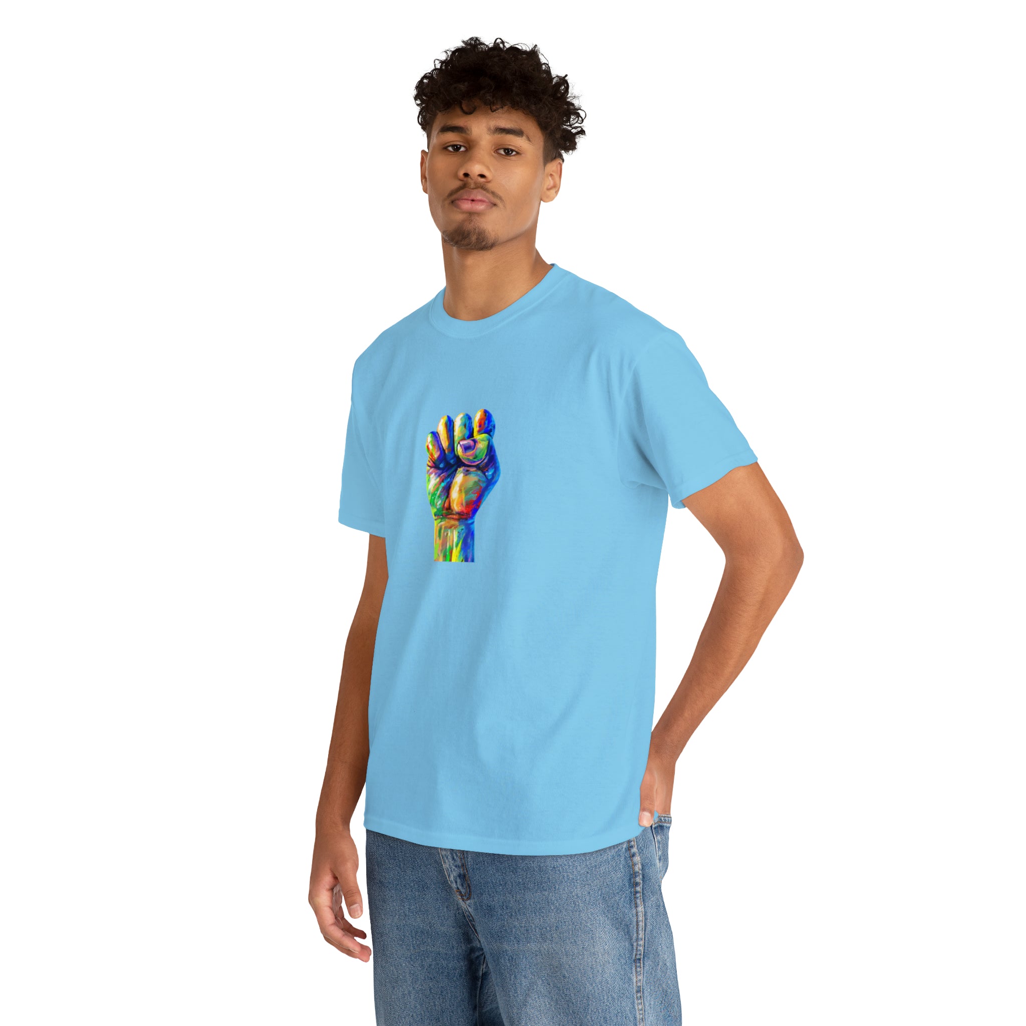 Power to The People Fist Unisex Heavy Cotton Tee