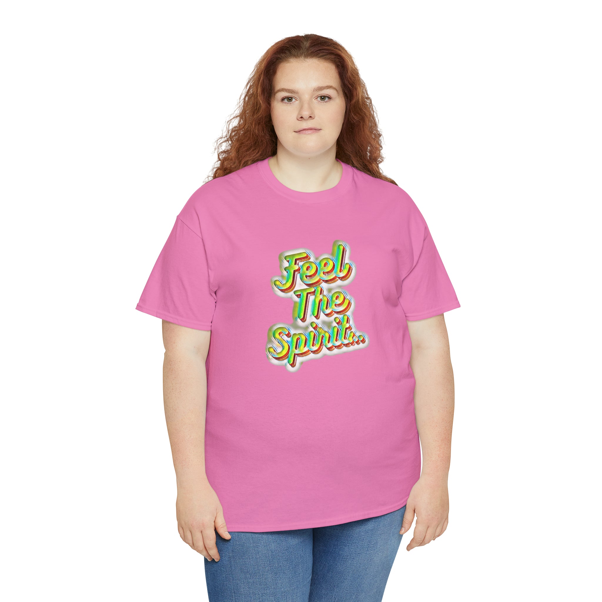 Feel The Spirit Unisex Heavy Cotton Tee
