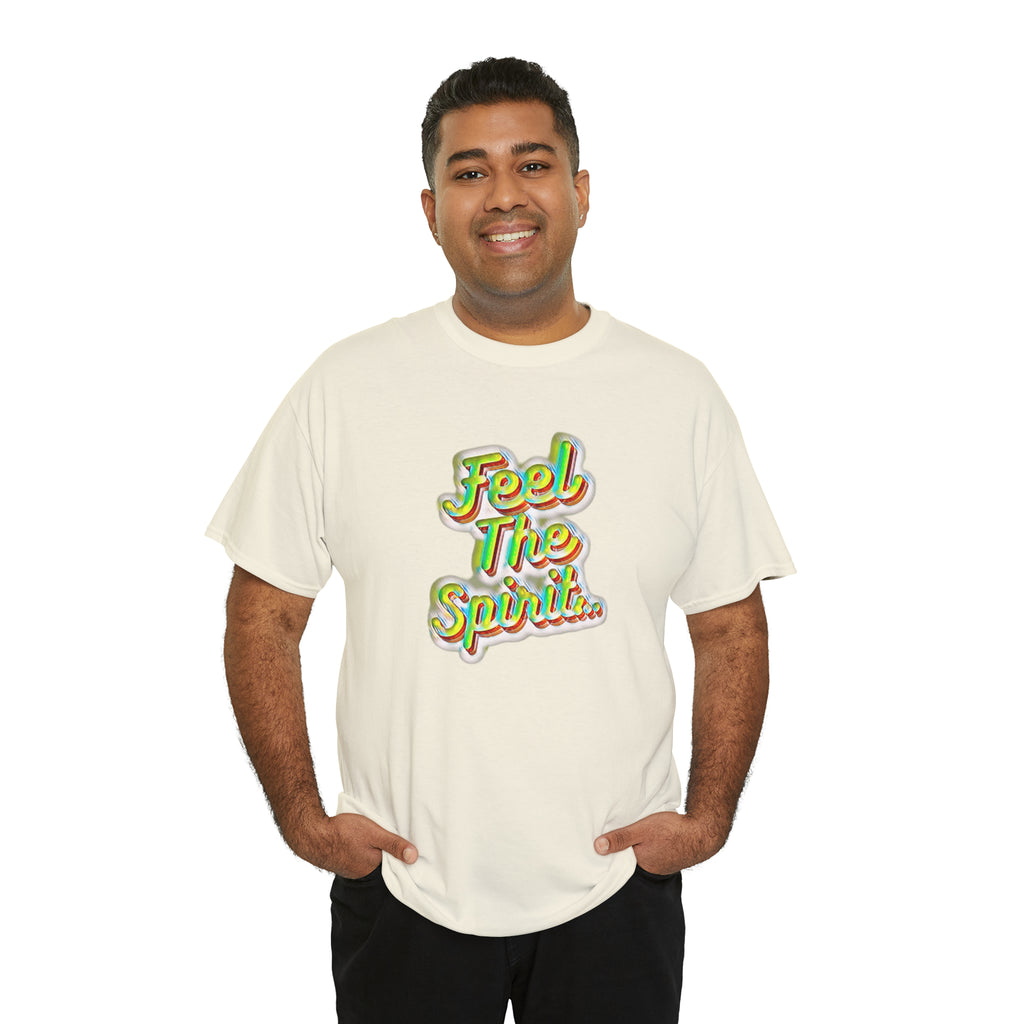 Feel The Spirit Unisex Heavy Cotton Tee
