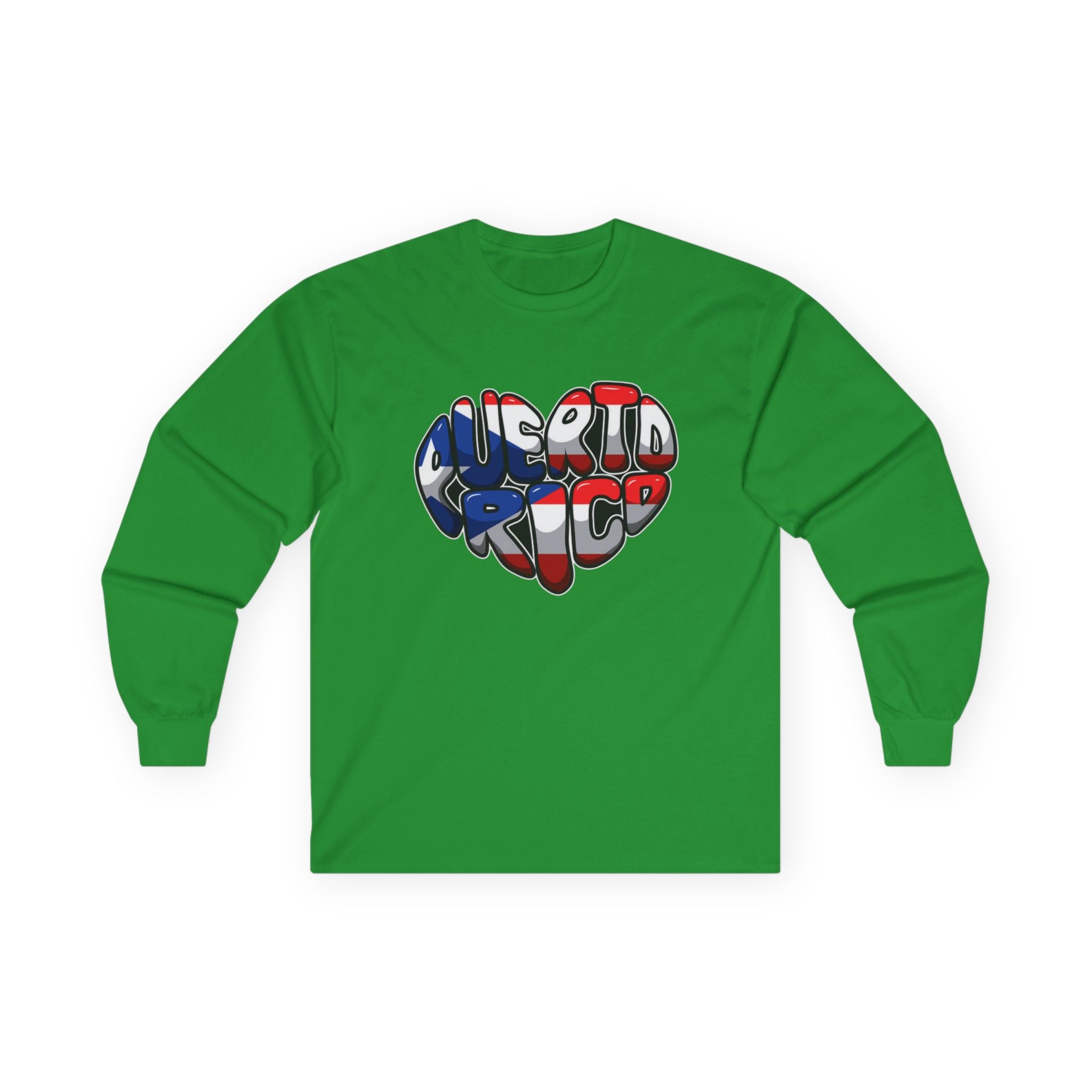 I Heart Puerto Rico/ Jibaro PR Flag Coqui Unisex Ultra Cotton Long Sleeve Tee
