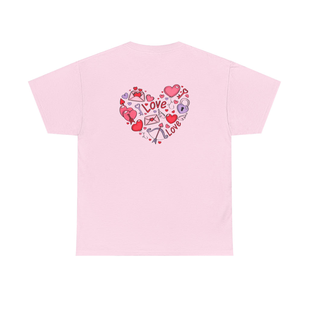 Valentine's Day Love Heart Graphic Tee – Valentine’s Day Romantic Shirt