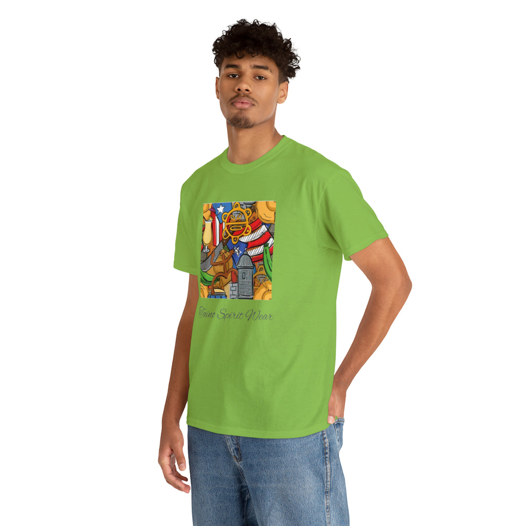 Puerto Rican Heritage Unisex Heavy Cotton Tee