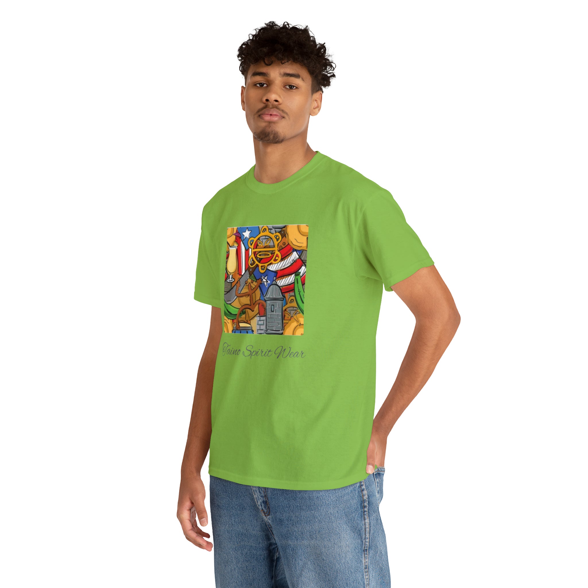 Puerto Rican Heritage Unisex Heavy Cotton Tee