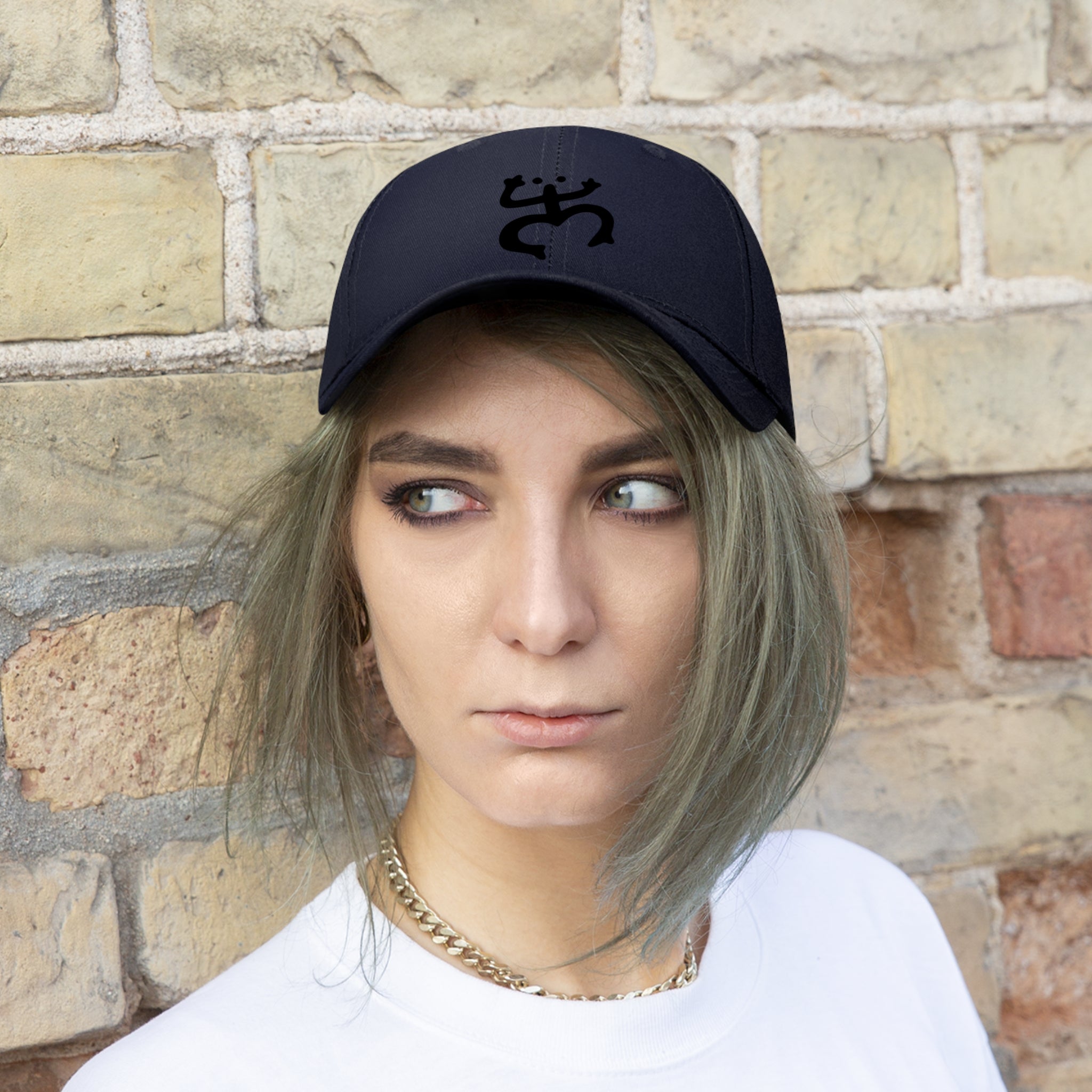 Taino Black Coqui Unisex Twill Hat